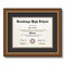 ArtToFrames 9x12 inch Diploma Frame - Framed with Black and Gold Mats, Comes with Regular Glass and Sawtooth Hanger for Wall Hanging (D-9x12)